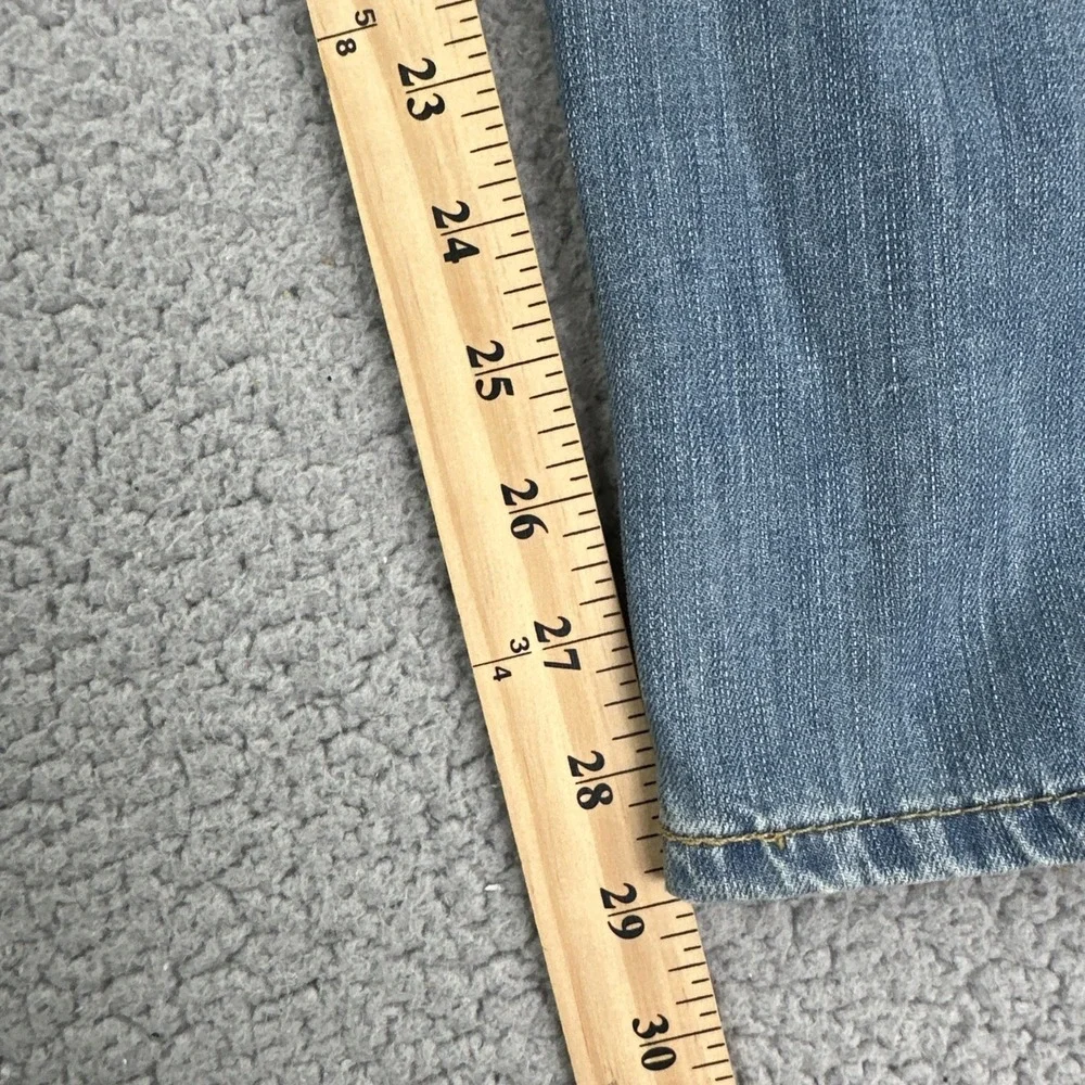 Levi's 569 Loose Straight Jeans Men 44x30 Blue Whiskered Light Wash Workwear